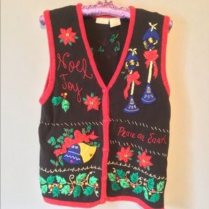 Bobbie Brooks Holiday Vest
